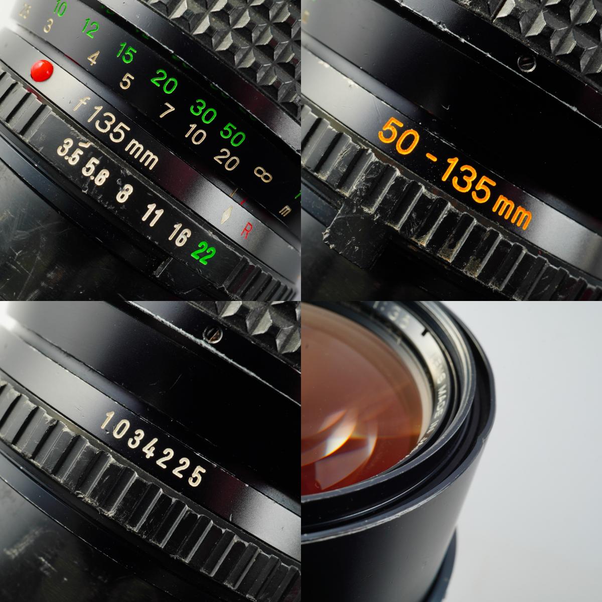 MINOLTA MD ZOOM ROKKOR 50-135mm F/3.5 ズームレンズ