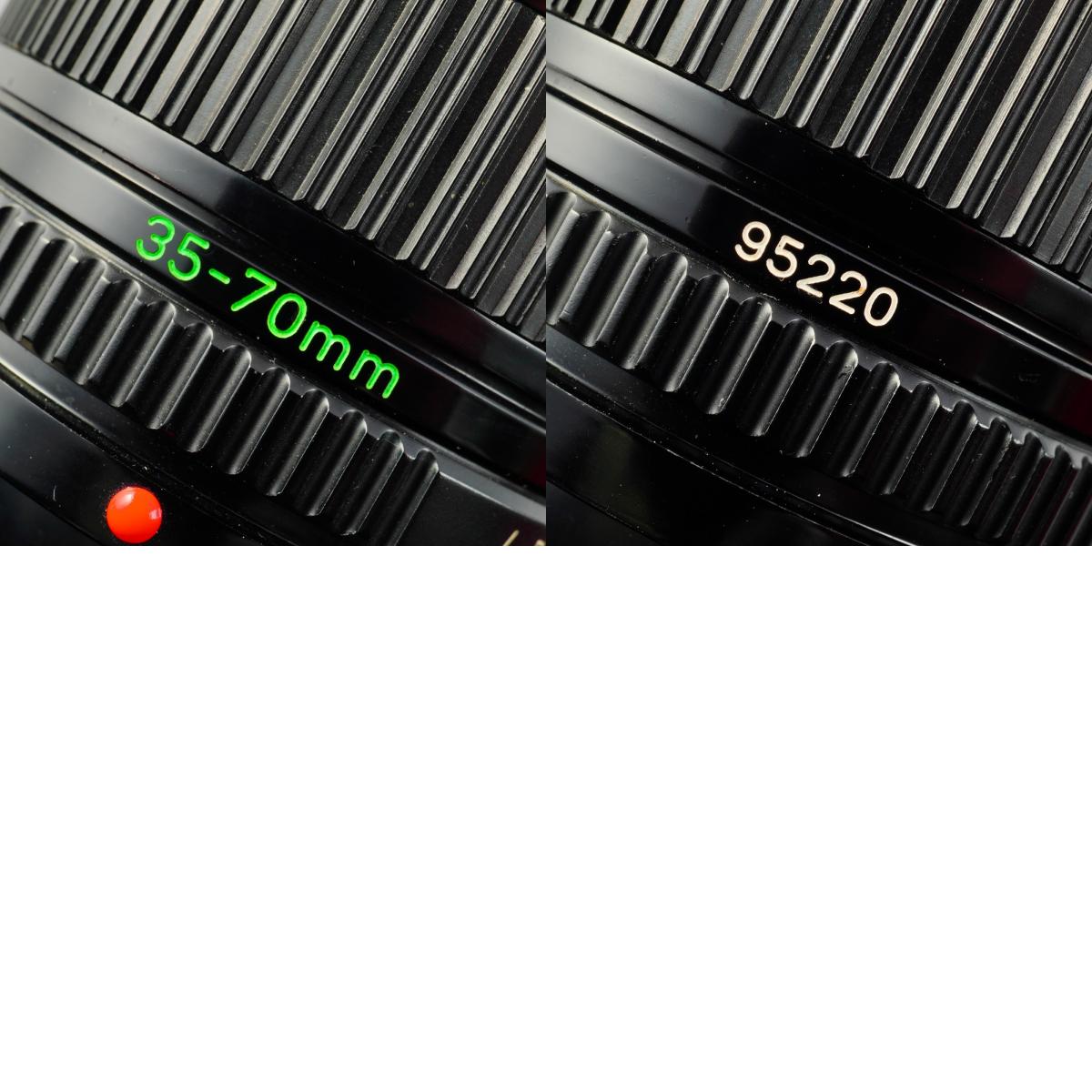 Canon FD 35-70mm F/4 ズームレンズ