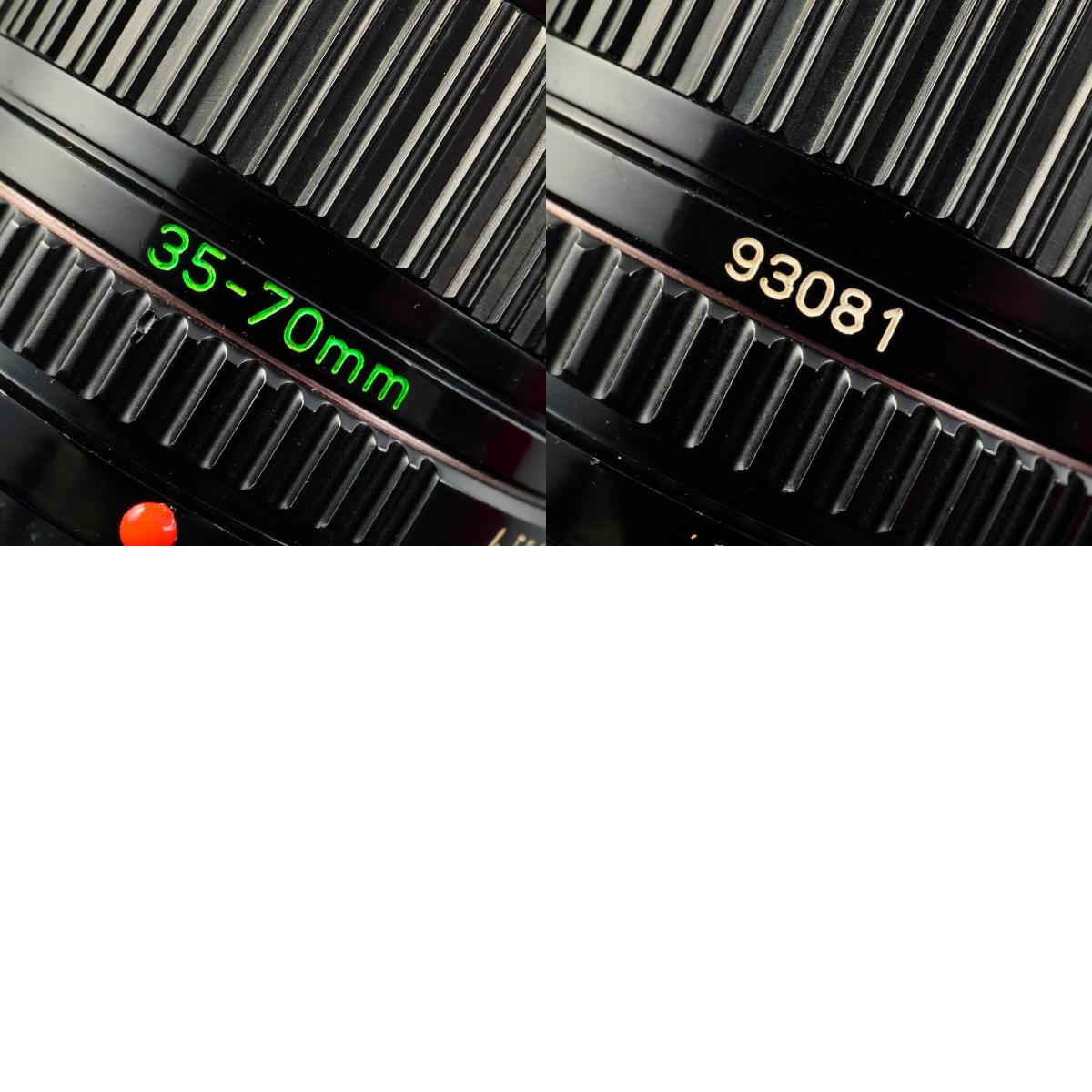 Canon FD 35-70mm F/4 ズームレンズ