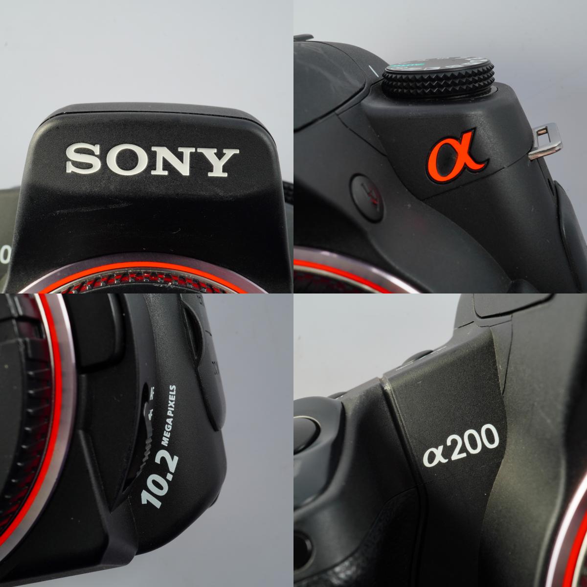 SONY A200 + DT 18-70mm + 75-300mm + CF 2GB デジタル一眼レフカメラ