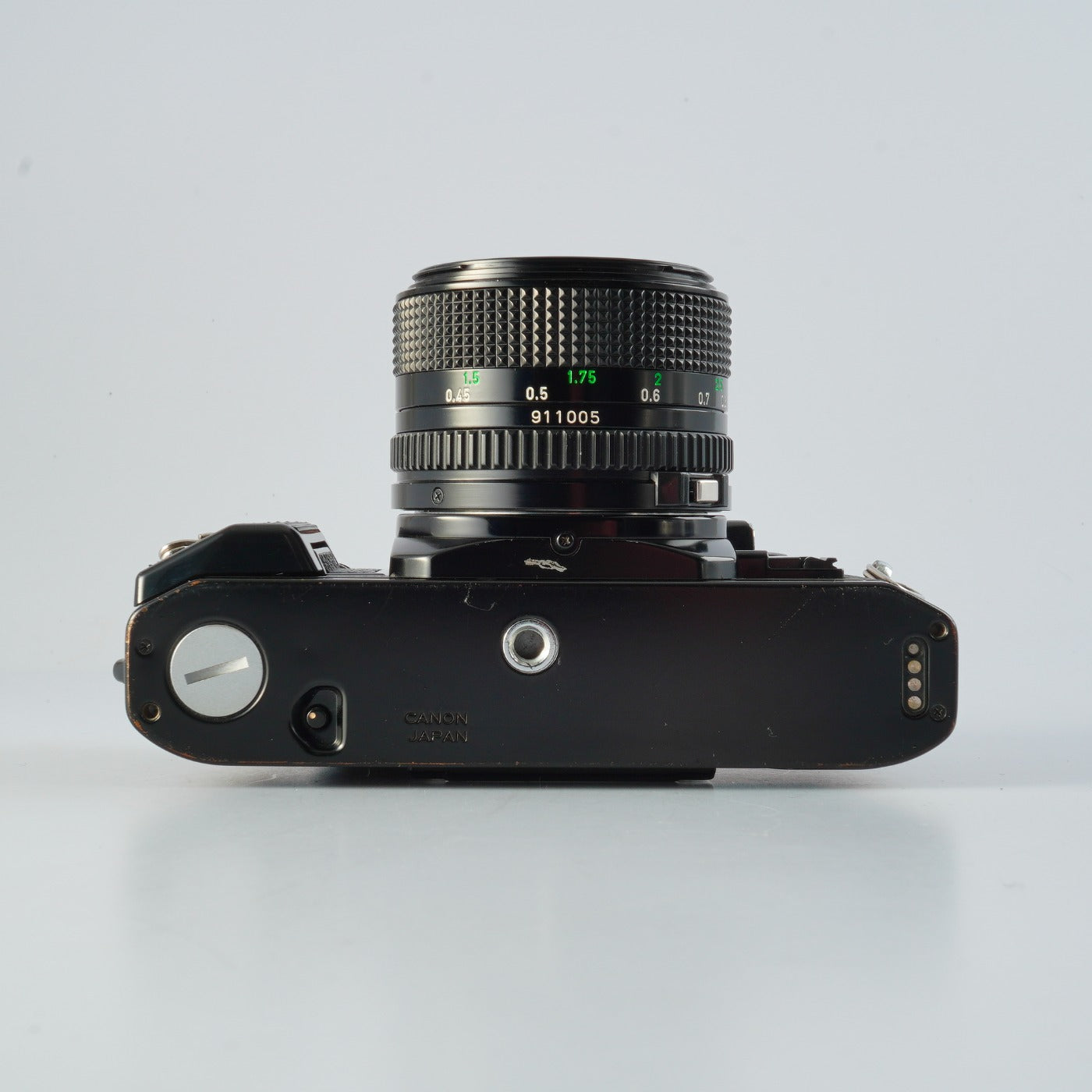 【CLA’d】 Canon AE-1 Program Black + New FD 50mm F/1.4 MF フィルム一眼レフカメラ