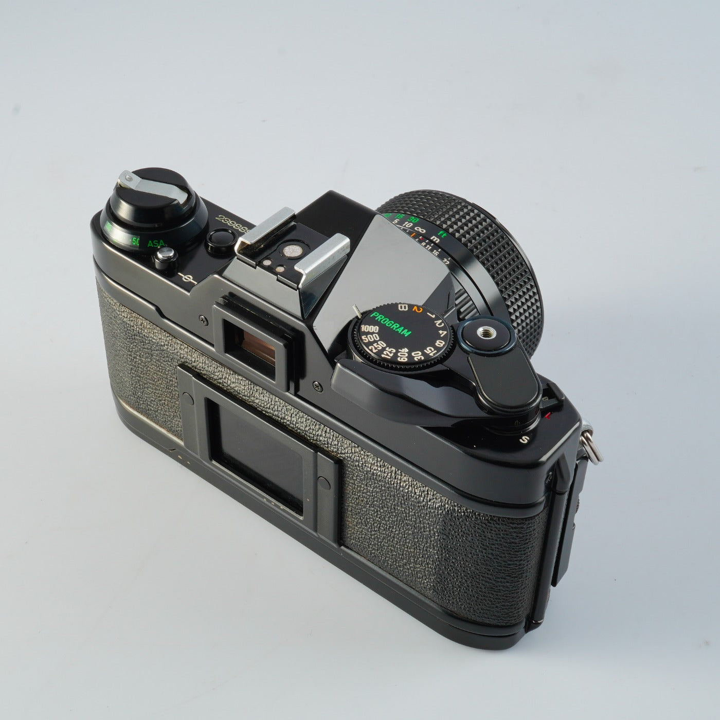 【CLA’d】 Canon AE-1 Program Black + New FD 50mm F/1.4 MF フィルム一眼レフカメラ