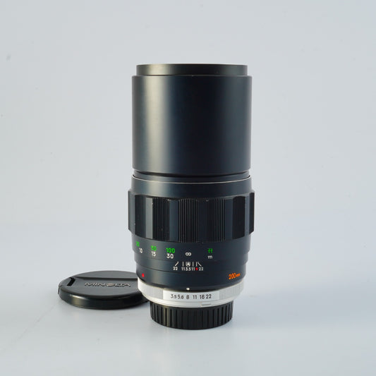 MINOLTA MC Tele Rokkor-QF 200mm F/3.5 単焦点レンズ