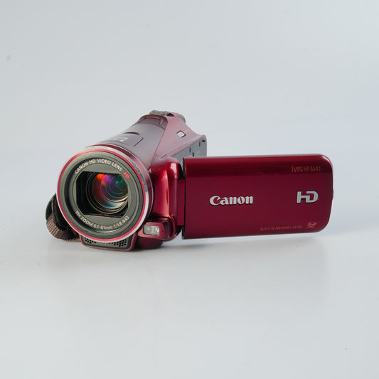 Canon iVIS HF M41 Red + SD 2GB ビデオカメラ