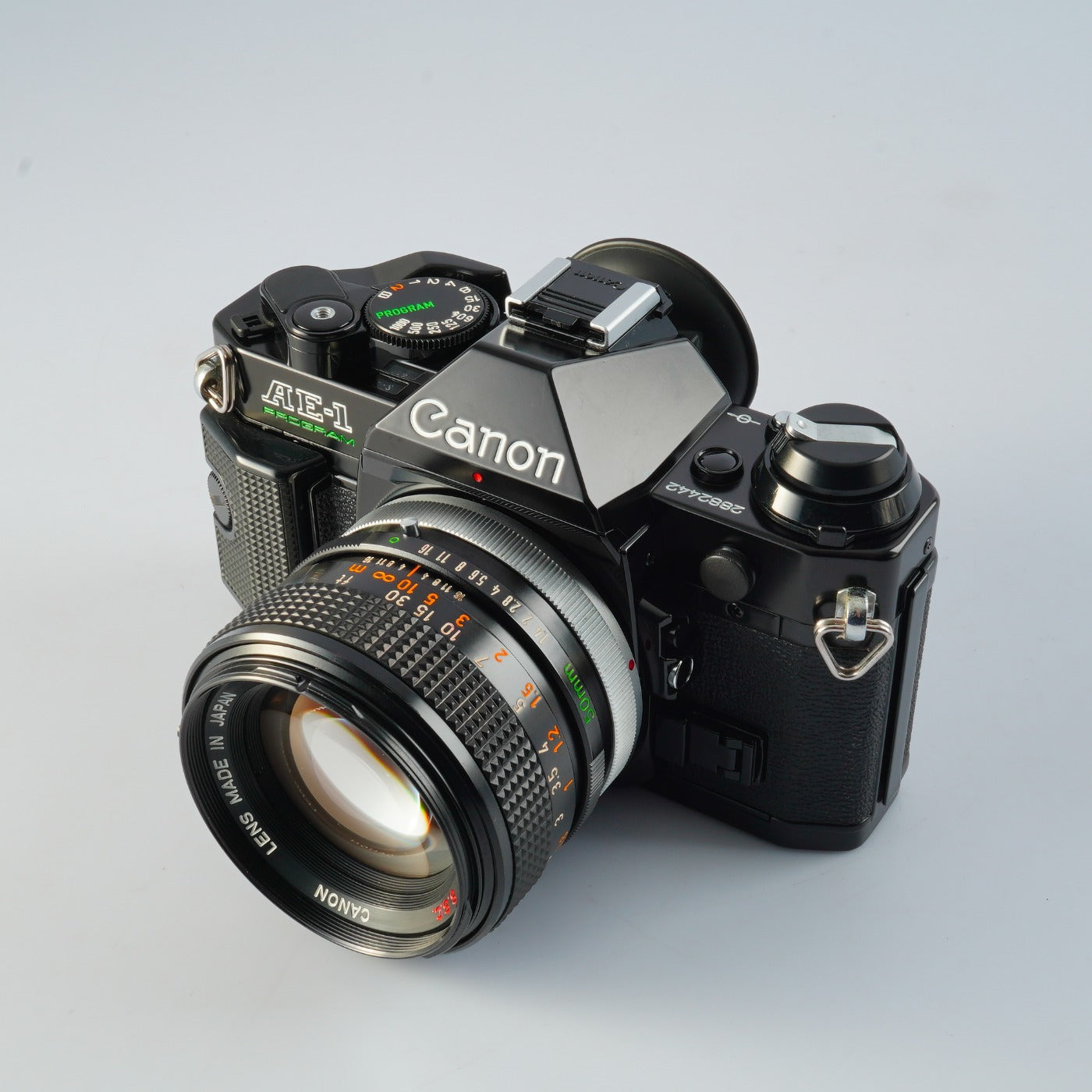 CLA'd】 Canon AE-1 Program Black + FD 50mm F/1.4 S.S.C. 