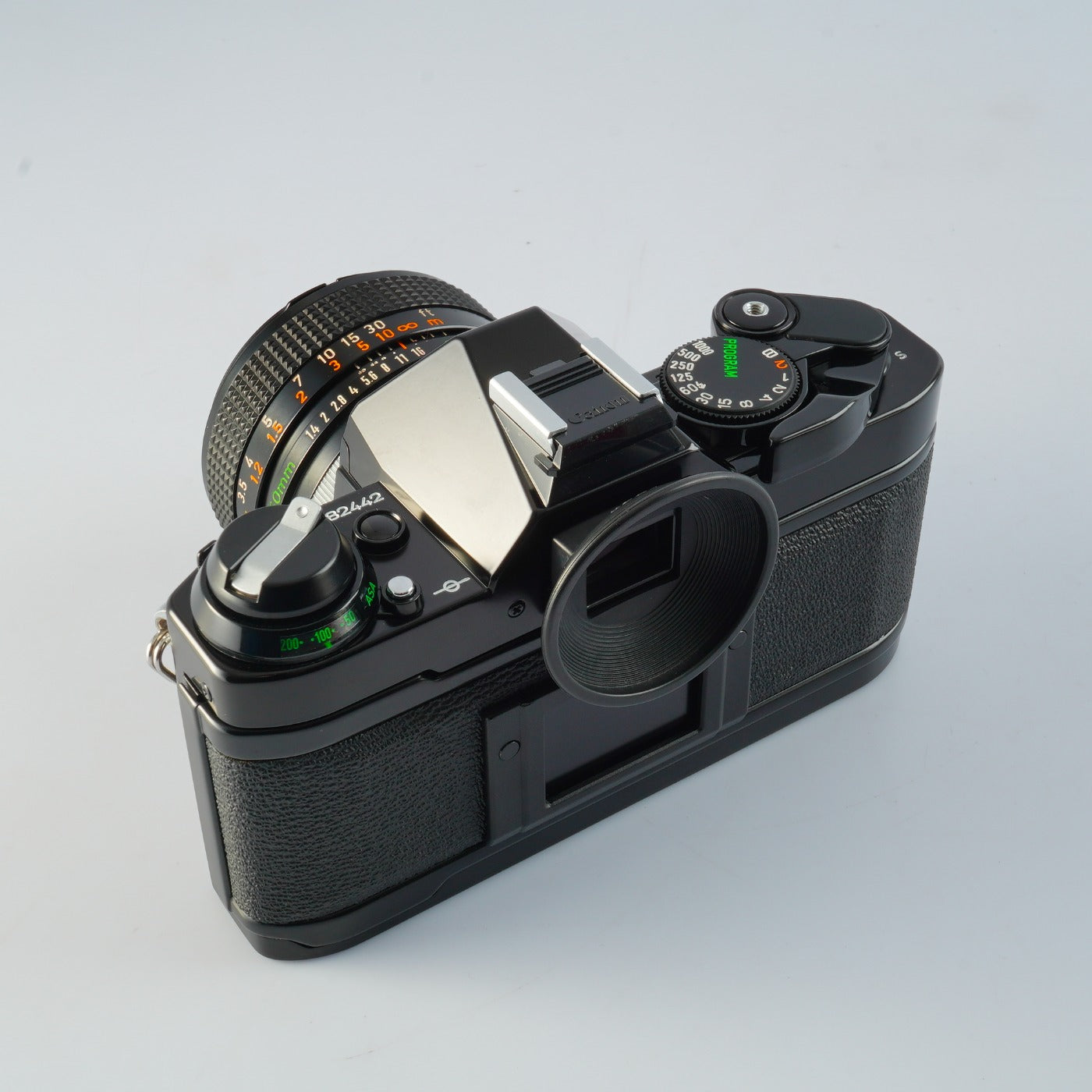 【CLA’d】 Canon AE-1 Program Black + FD 50mm F/1.4 S.S.C. "O" MF フィルム一眼レフカメラ