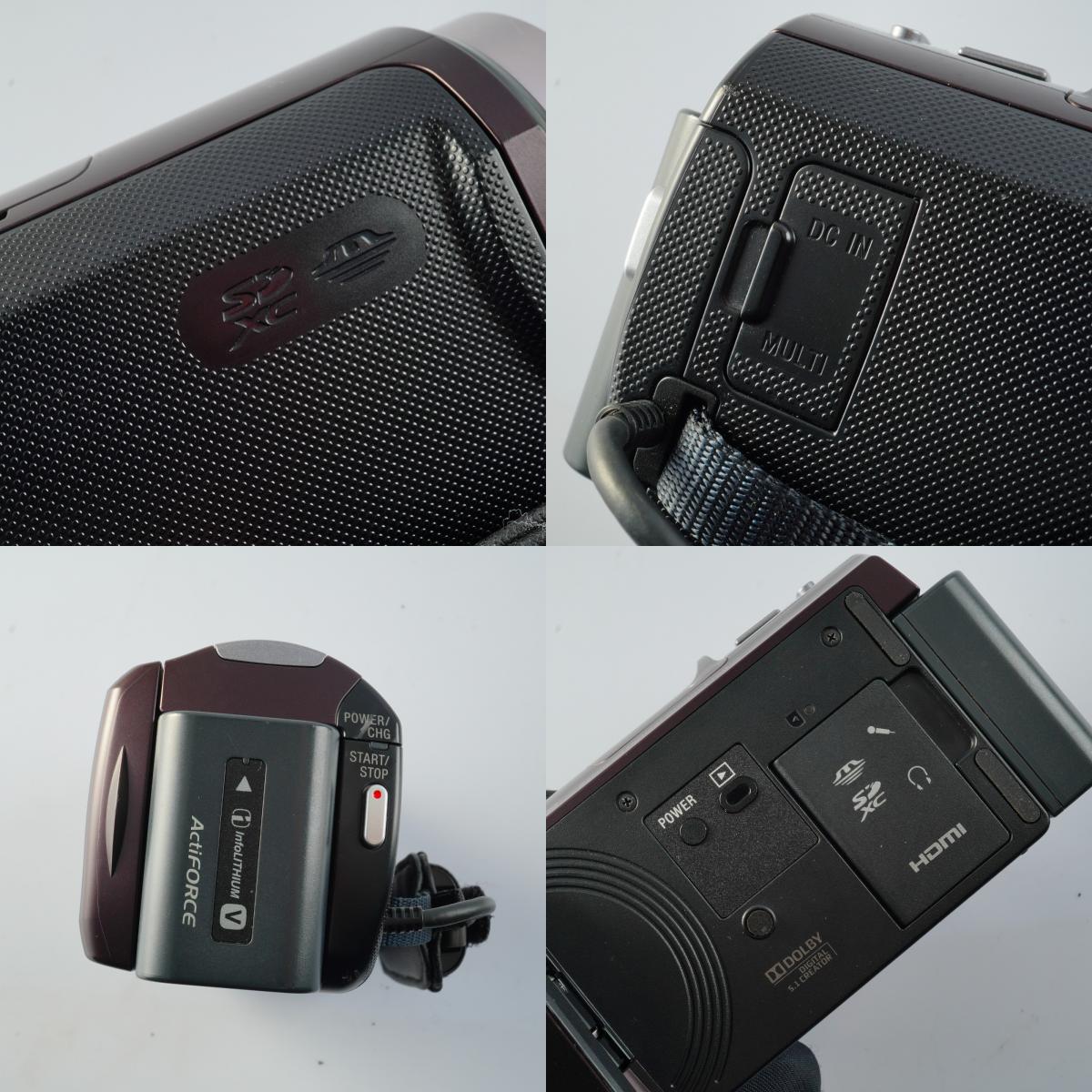 SONY HDR-CX430V Violet デジタルムービーカメラ