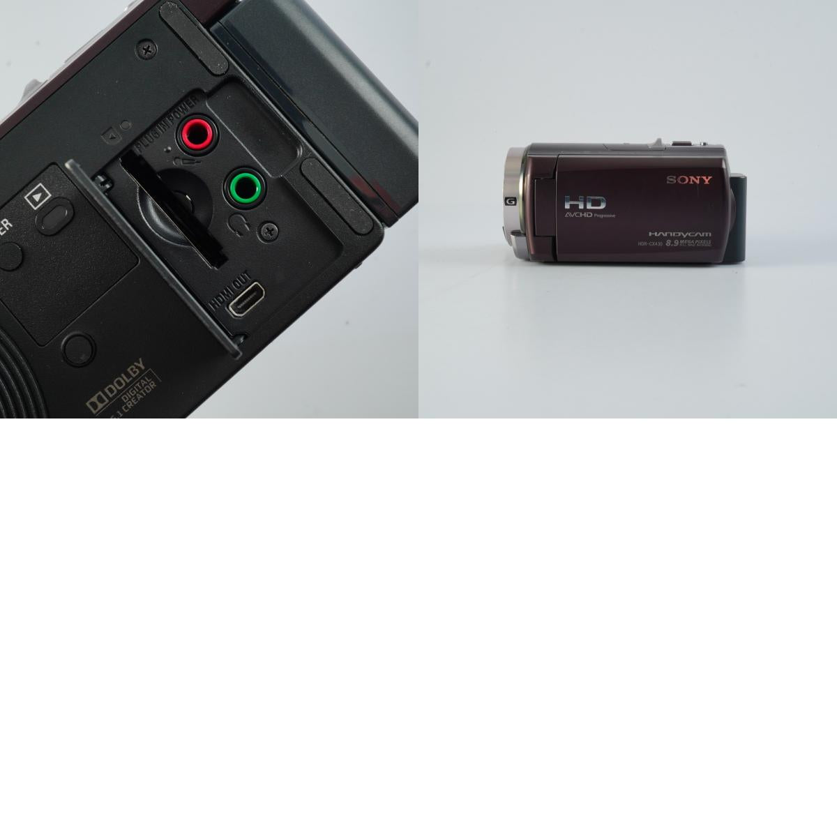 SONY HDR-CX430V Violet デジタルムービーカメラ