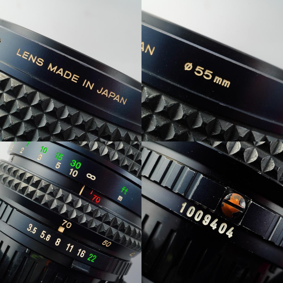 MINOLTA MD ZOOM ROKKOR 35-70mm F/3.5 ズームレンズ