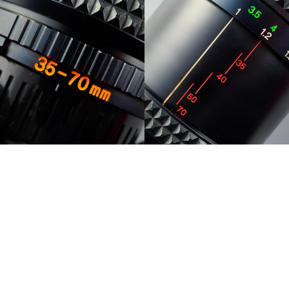 MINOLTA MD ZOOM ROKKOR 35-70mm F/3.5 ズームレンズ