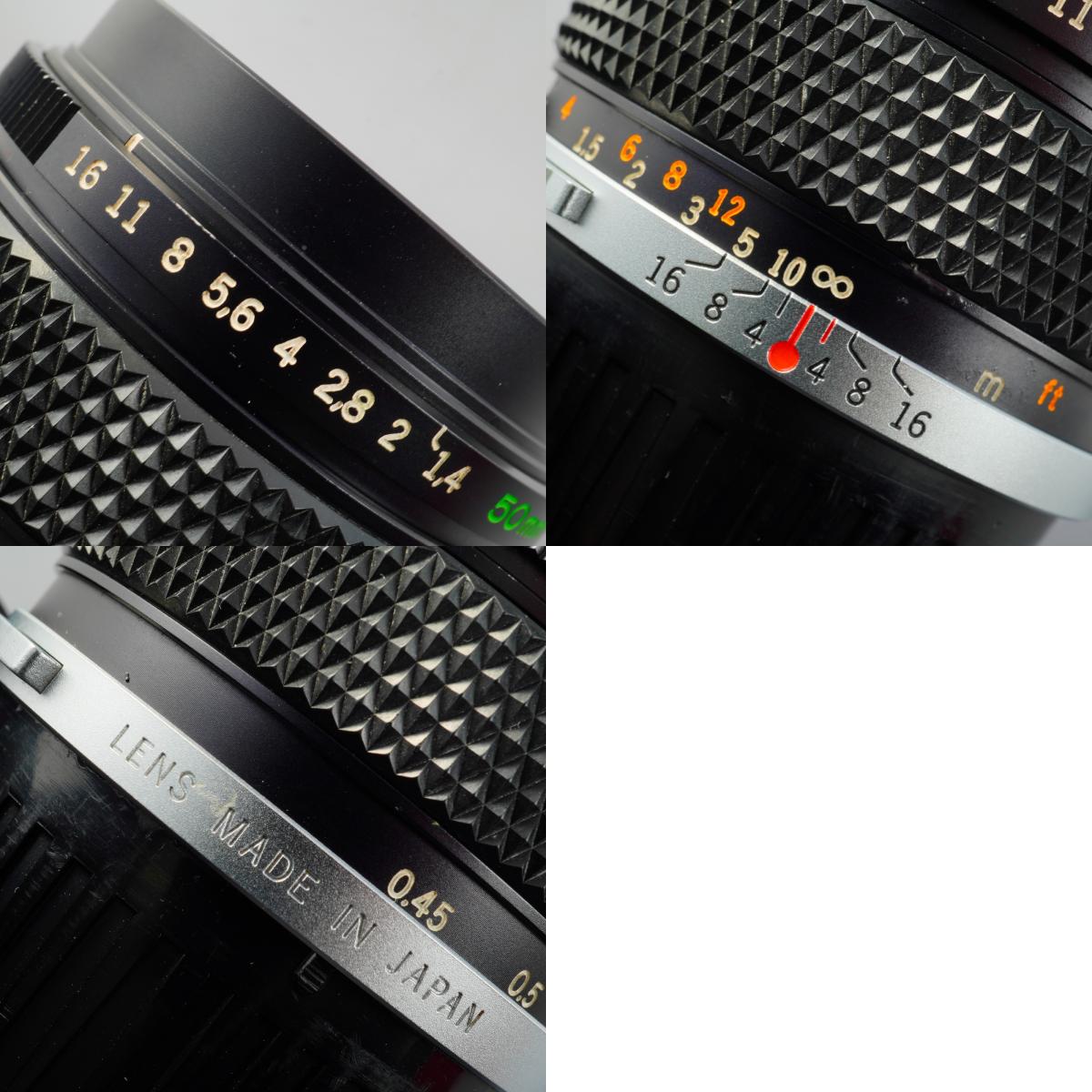 OLYMPUS OM-SYSTEM G.ZUIKO AUTO-S 50mm F/1.4 単焦点レンズ