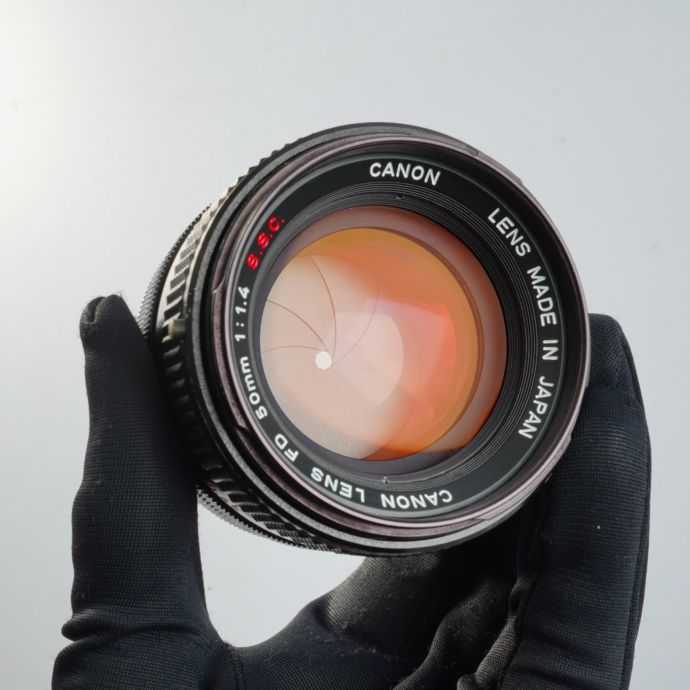 【CLA’d】 Canon AE-1 Program Black + FD 50mm F/1.4 S.S.C. MF フィルム一眼レフカメラ