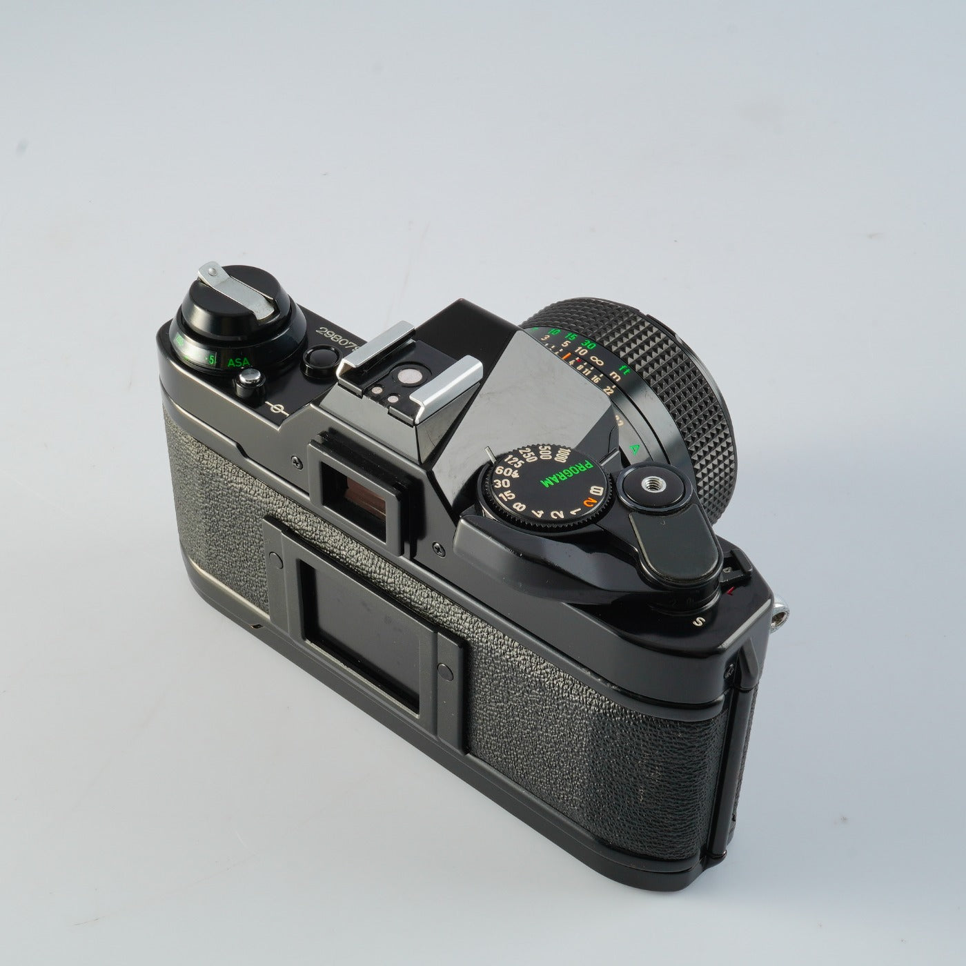 【CLA’d】 Canon AE-1 Program Black + New FD 50mm F/1.4 MF フィルム一眼レフカメラ