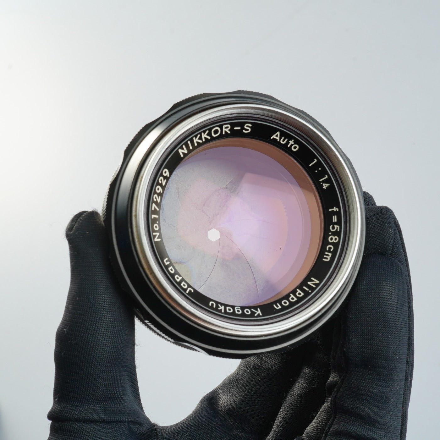 Nikon Nikkor-S Auto 5.8cm 58mm F/1.4 PAD PEND 非Ai 単焦点レンズ