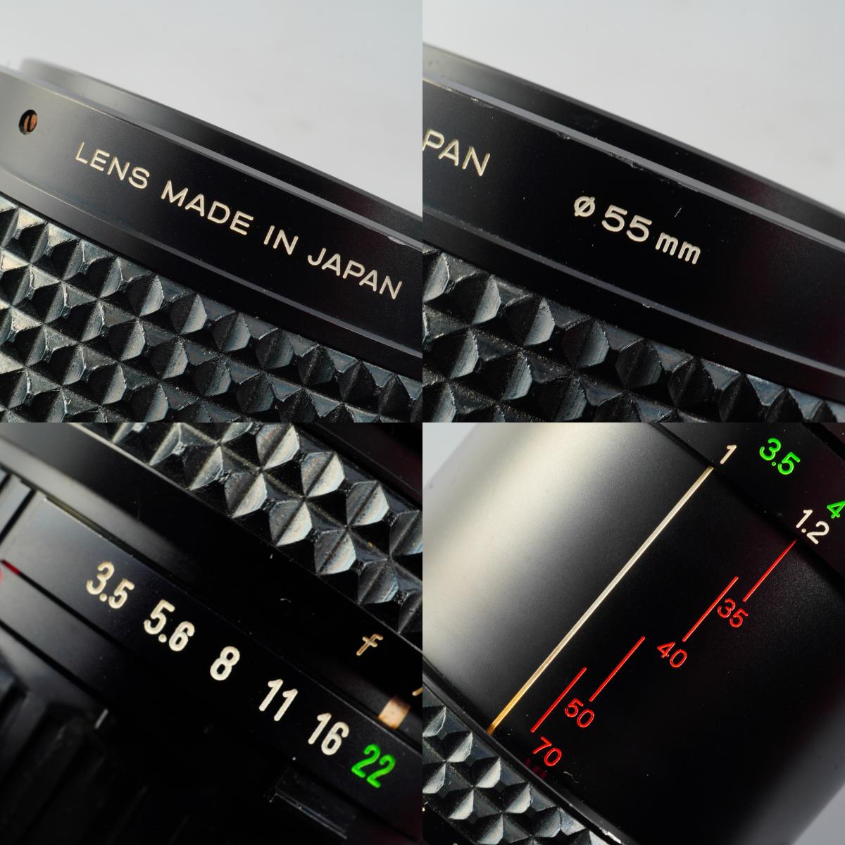 MINOLTA MD ZOOM ROKKOR 35-70mm F/3.5 ズームレンズ