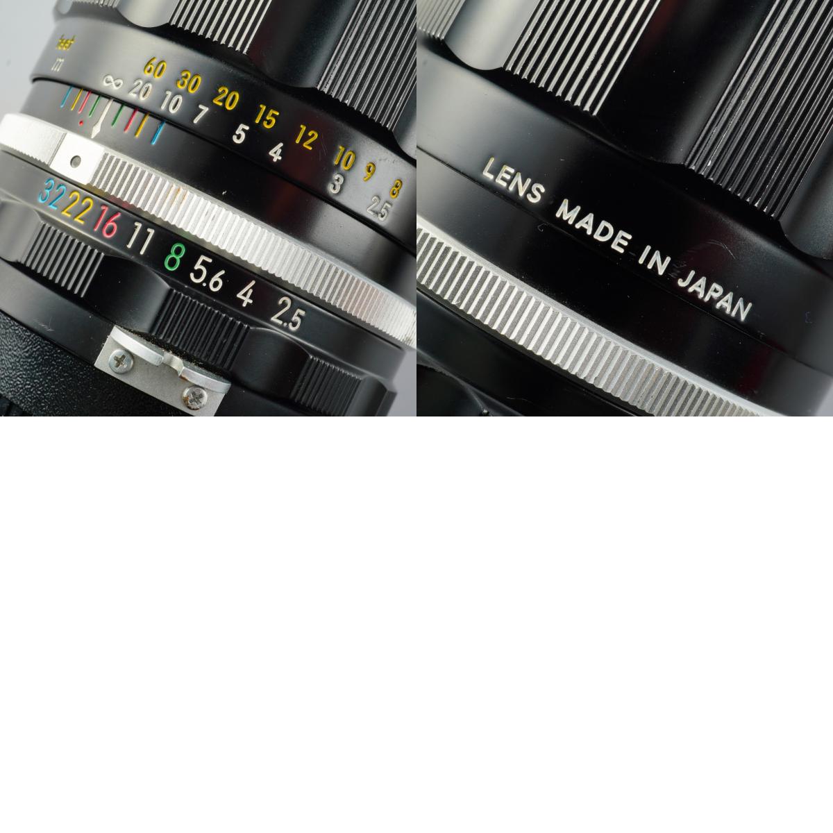 Nikon 非Ai NIKKOR-P.C Auto 105mm F/2.5 単焦点レンズ