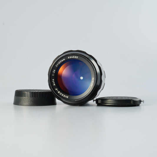 Nikon 非Ai NIKKOR-P Auto 105mm F/2.5 単焦点レンズ