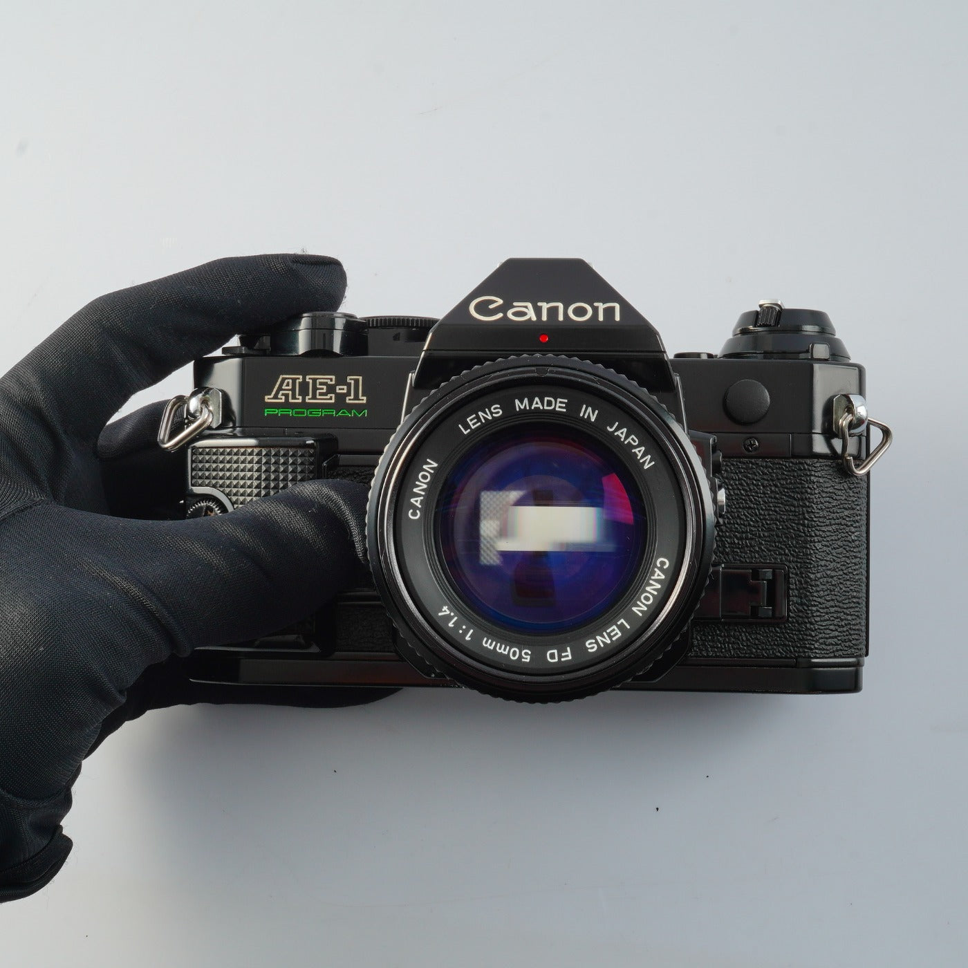 【CLA’d】 Canon AE-1 Program Black + NEW FD 50mm F/1.4 MF フィルム一眼レフカメラ