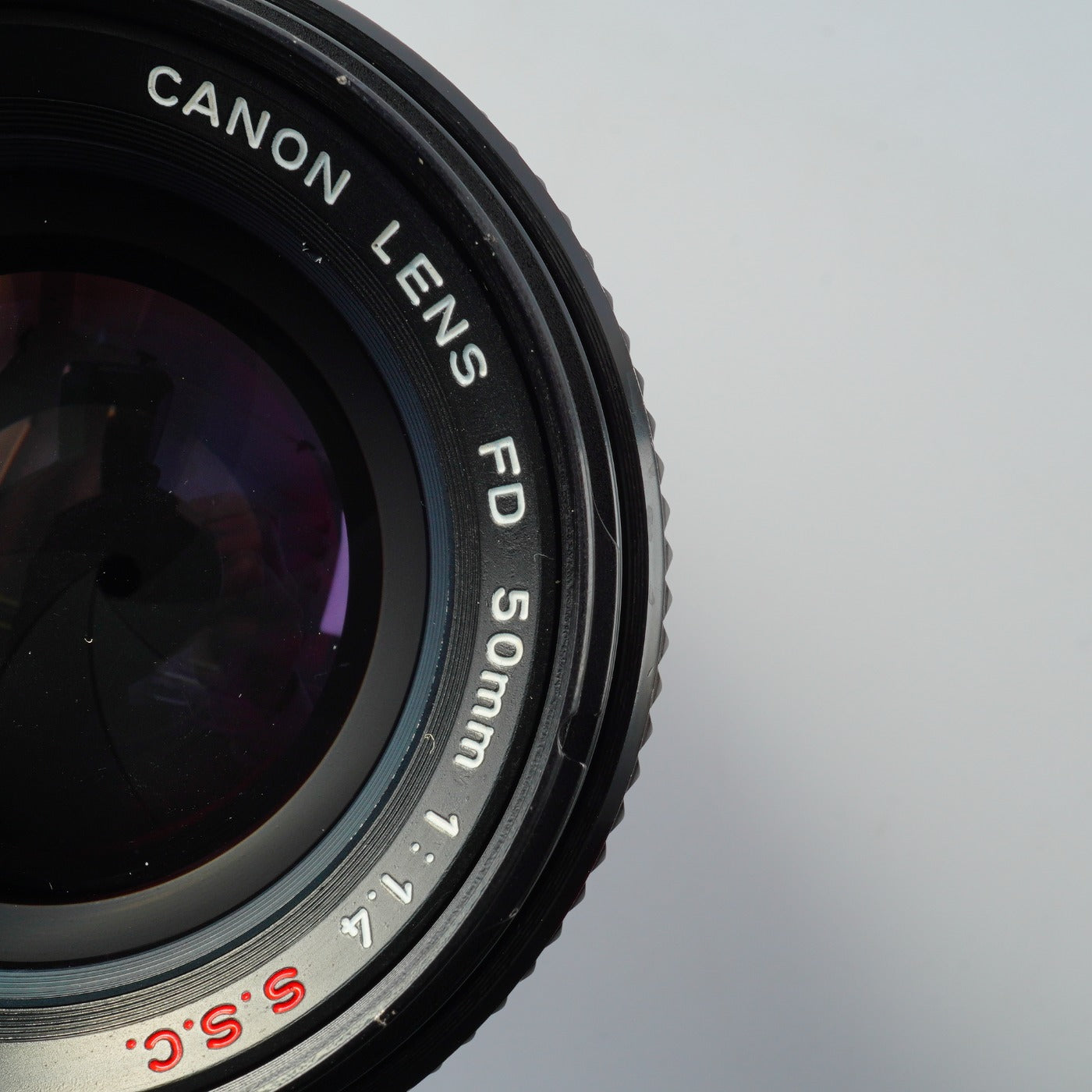 Canon FD 50mm F/1.4 SSC s.s.c. "A" 単焦点レンズ