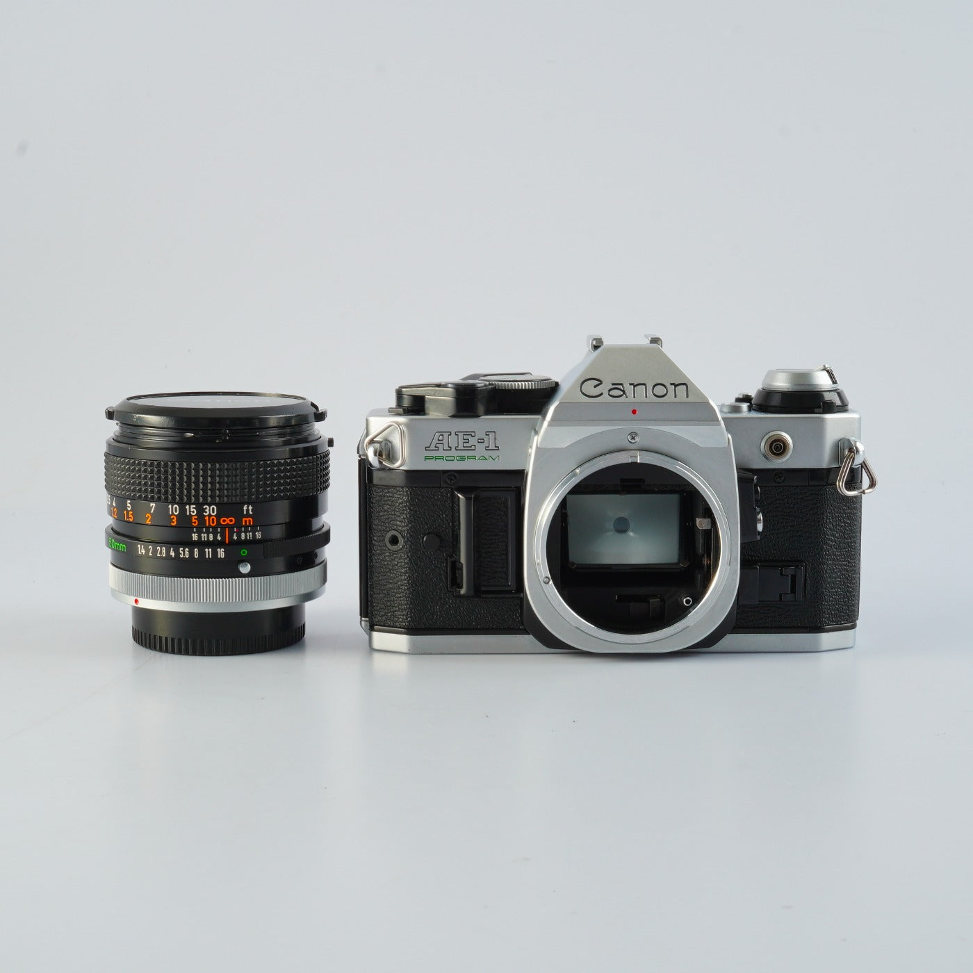 CLA'd】 Canon AE-1 Program Silver + FD 50mm F/1.4 S.S.C. 