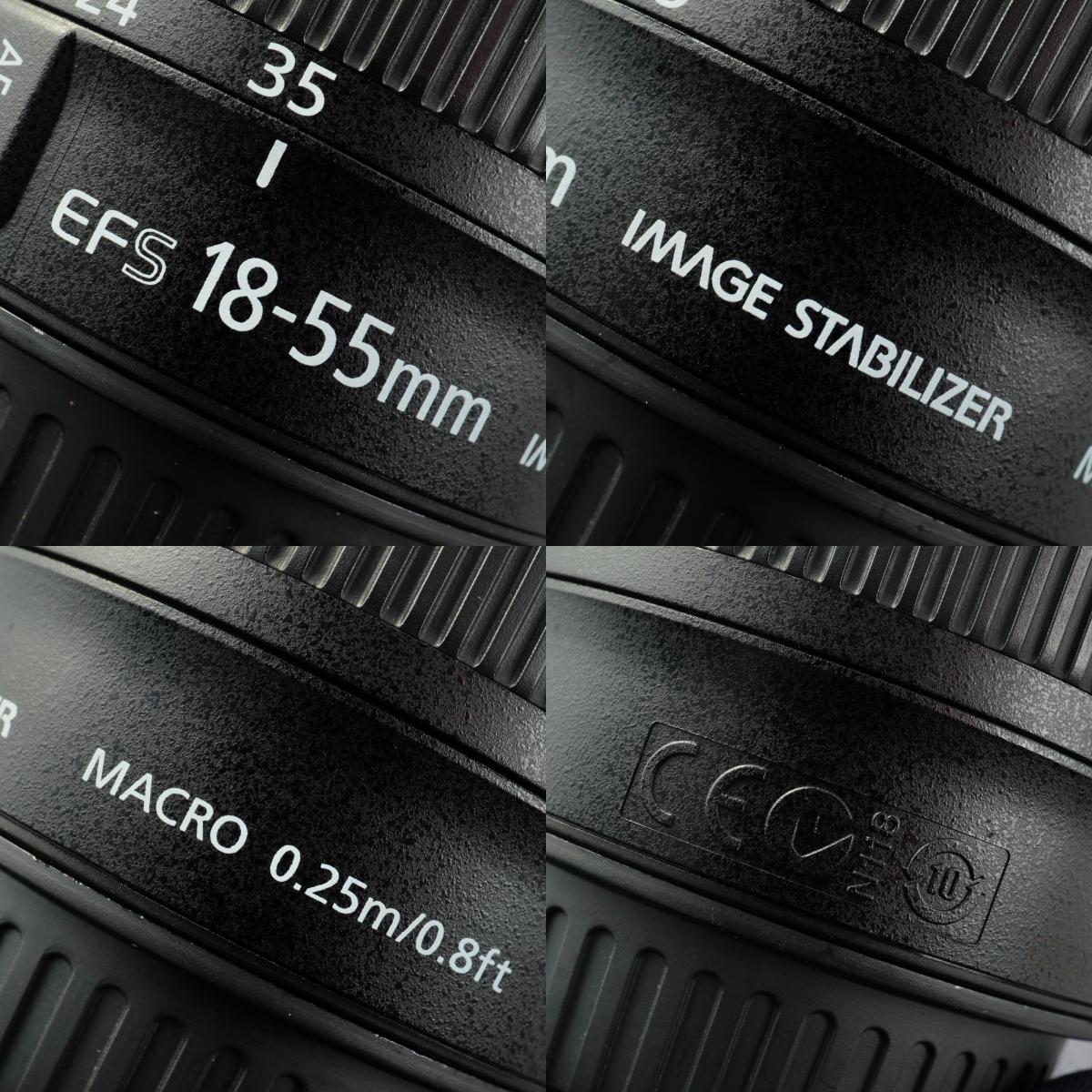 Canon EF-S 18-55mm F/3.5-5.6 IS STM ズームレンズ