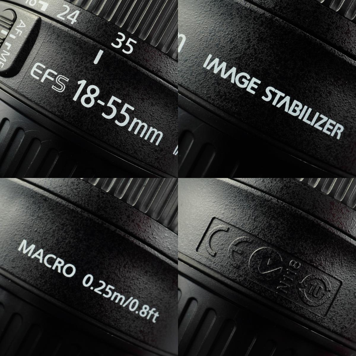 Canon EF-S 18-55mm F/3.5-5.6 IS STM ズームレンズ