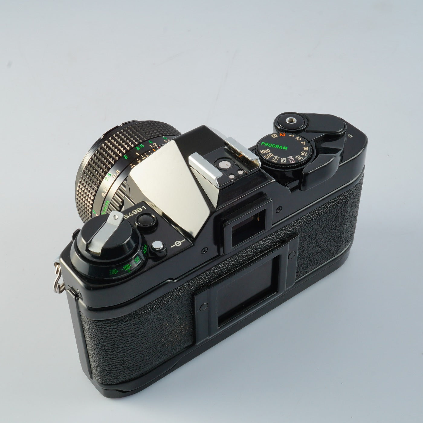 【CLA’d】 Canon AE-1 Program Black + NEW FD 50mm F/1.4 MF フィルム一眼レフカメラ