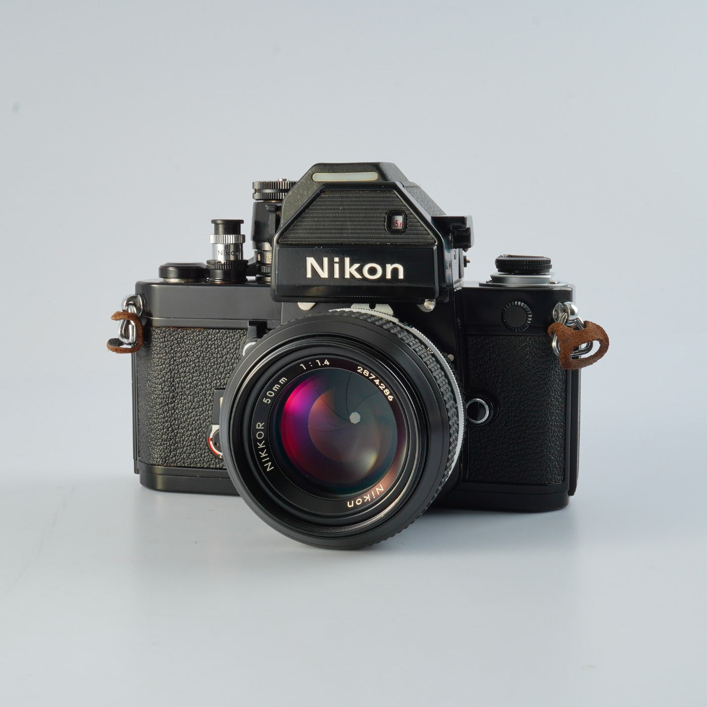 【SERVICED & TESTED】 Nikon F2 Photomic S DP-2 Black + New NIKKOR 非Ai 50mm F/1.4 MF フィルム一眼レフカメラ