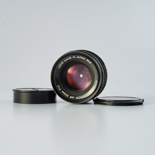 Konica Hexanon AR 50mm F/1.7 単焦点レンズ