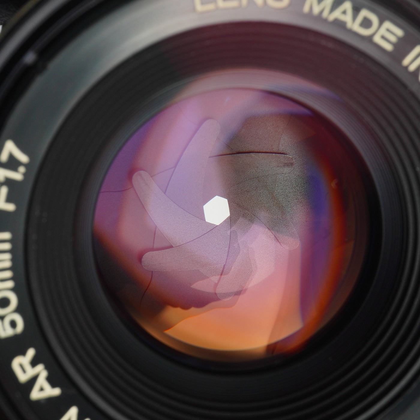 Konica Hexanon AR 50mm F/1.7 単焦点レンズ