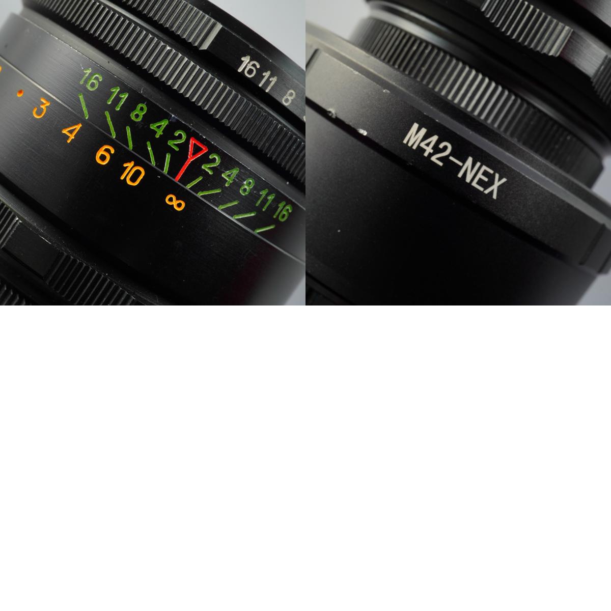 HELIOS 44-2 58mm F/2 + SONY E mount Adapter 単焦点レンズ