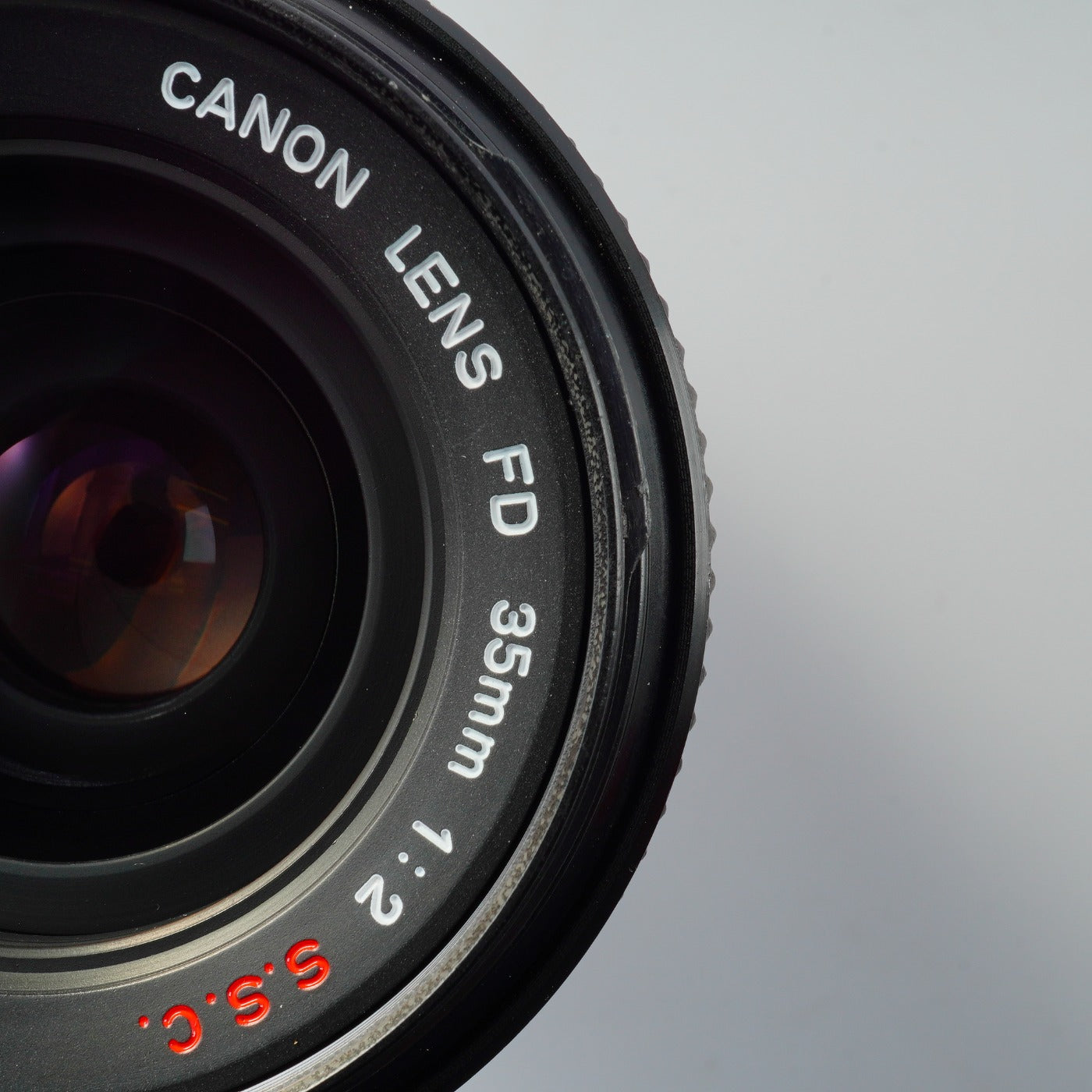 Canon FD 35mm F/2 s.s.c. Concave "O" 単焦点レンズ