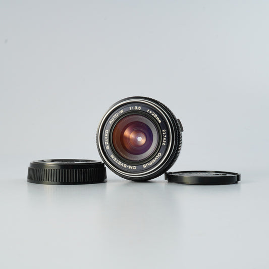 OLYMPUS OM-SYSTEM G.ZUIKO AUTO-W 28mm F/3.5 単焦点レンズ