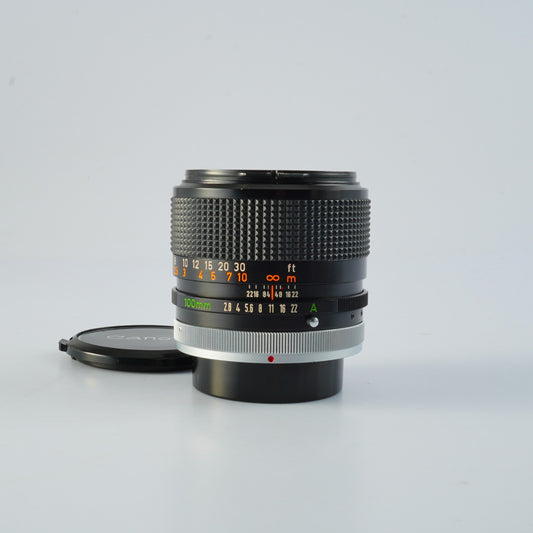 Canon FD 100mm F/2.8 S.S.C. 単焦点レンズ