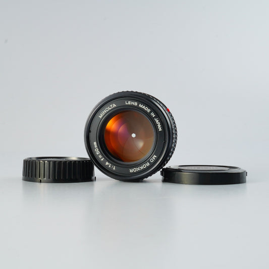 MINOLTA MD ROKKOR 50mm F/1.4 単焦点レンズ