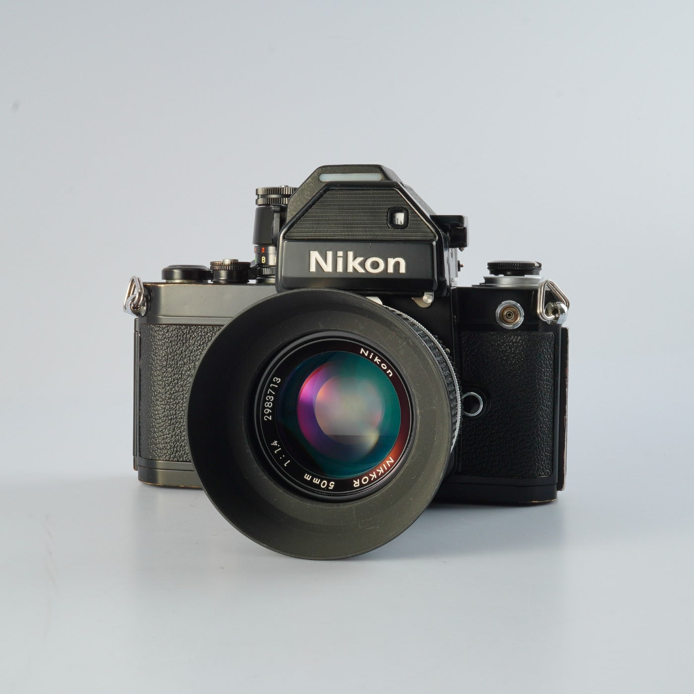 【SERVICED & TESTED】 Nikon F2 Photomic S DP-2 Black + New NIKKOR 非Ai 50mm F/1.4 MF フィルム一眼レフカメラ