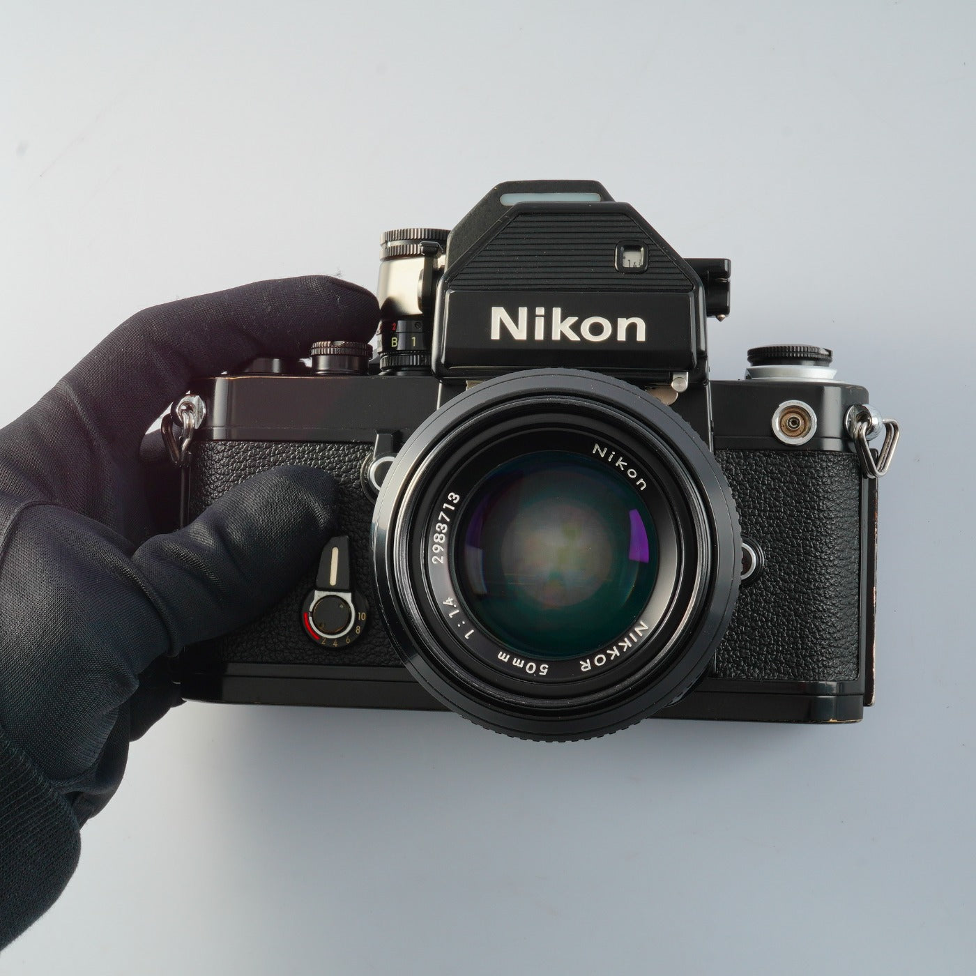 【SERVICED & TESTED】 Nikon F2 Photomic S DP-2 Black + New NIKKOR 非Ai 50mm F/1.4 MF フィルム一眼レフカメラ