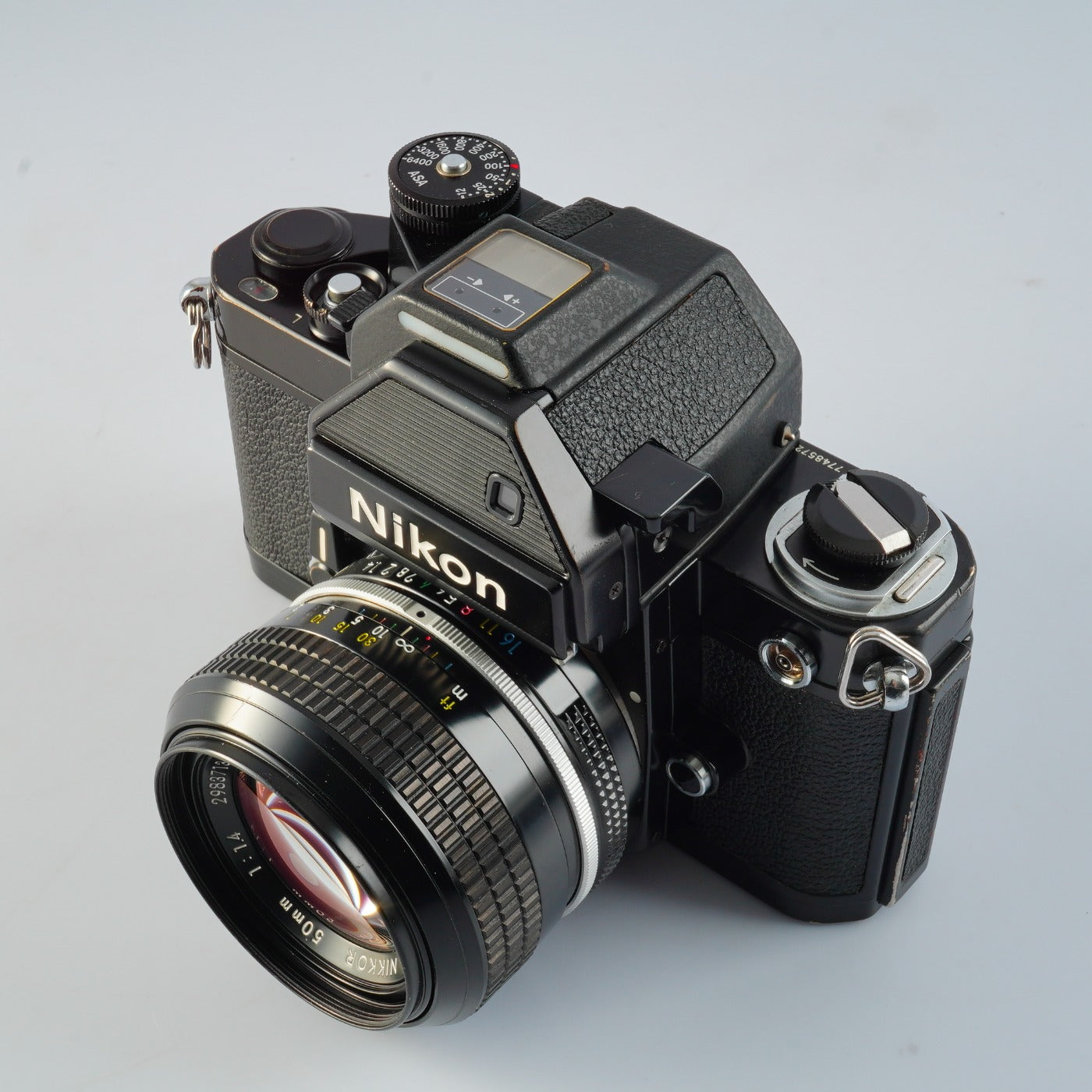 【SERVICED & TESTED】 Nikon F2 Photomic S DP-2 Black + New NIKKOR 非Ai 50mm F/1.4 MF フィルム一眼レフカメラ