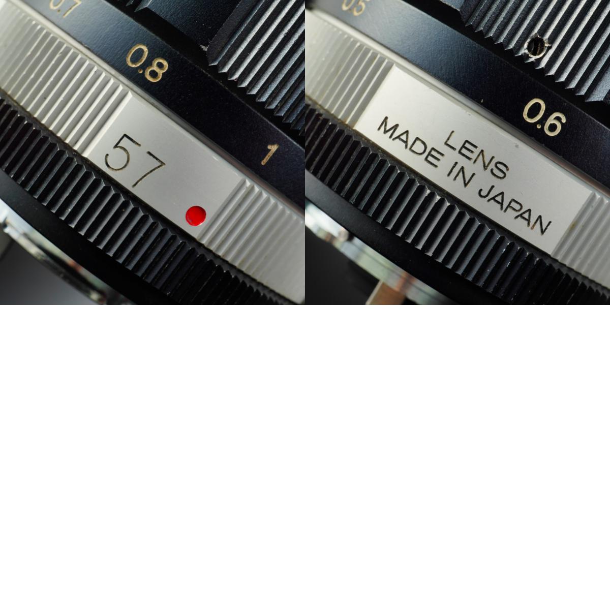 Konica HEXANON 57mm F/1.4 単焦点レンズ