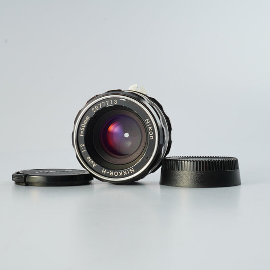 Nikon NIKKOR-H Auto 50mm F/2 非Ai 単焦点レンズ