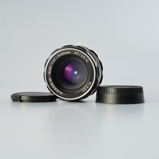 Nikon NIKKOR-H Auto 50mm F/2 非Ai 単焦点レンズ
