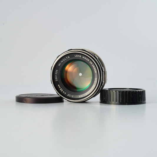 MINOLTA MC ROKKOR-PF 55mm F/1.7 単焦点レンズ