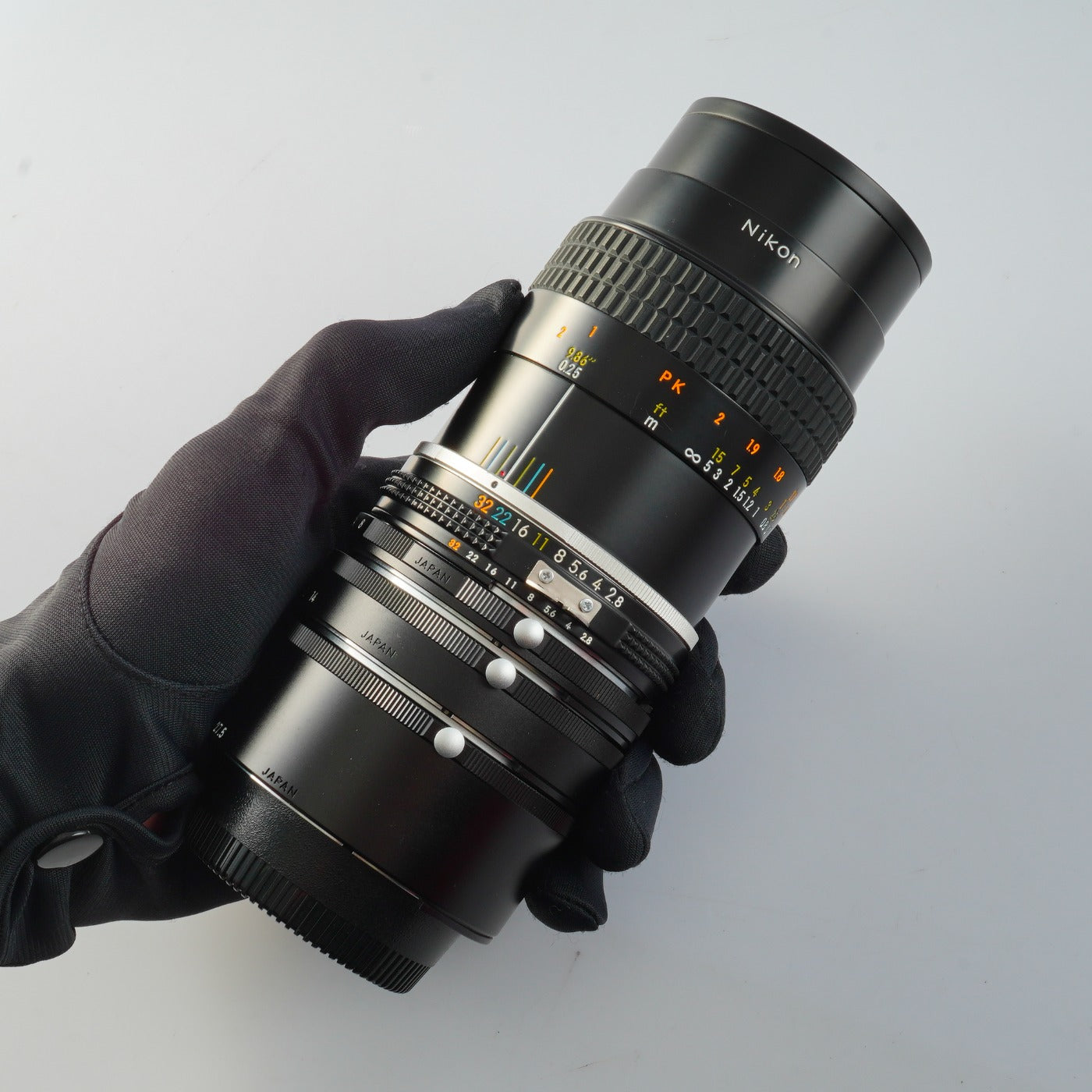 Nikon Ai-s Micro NIKKOR 55mm F/2.8 + PK-13-12-11A マクロレンズ