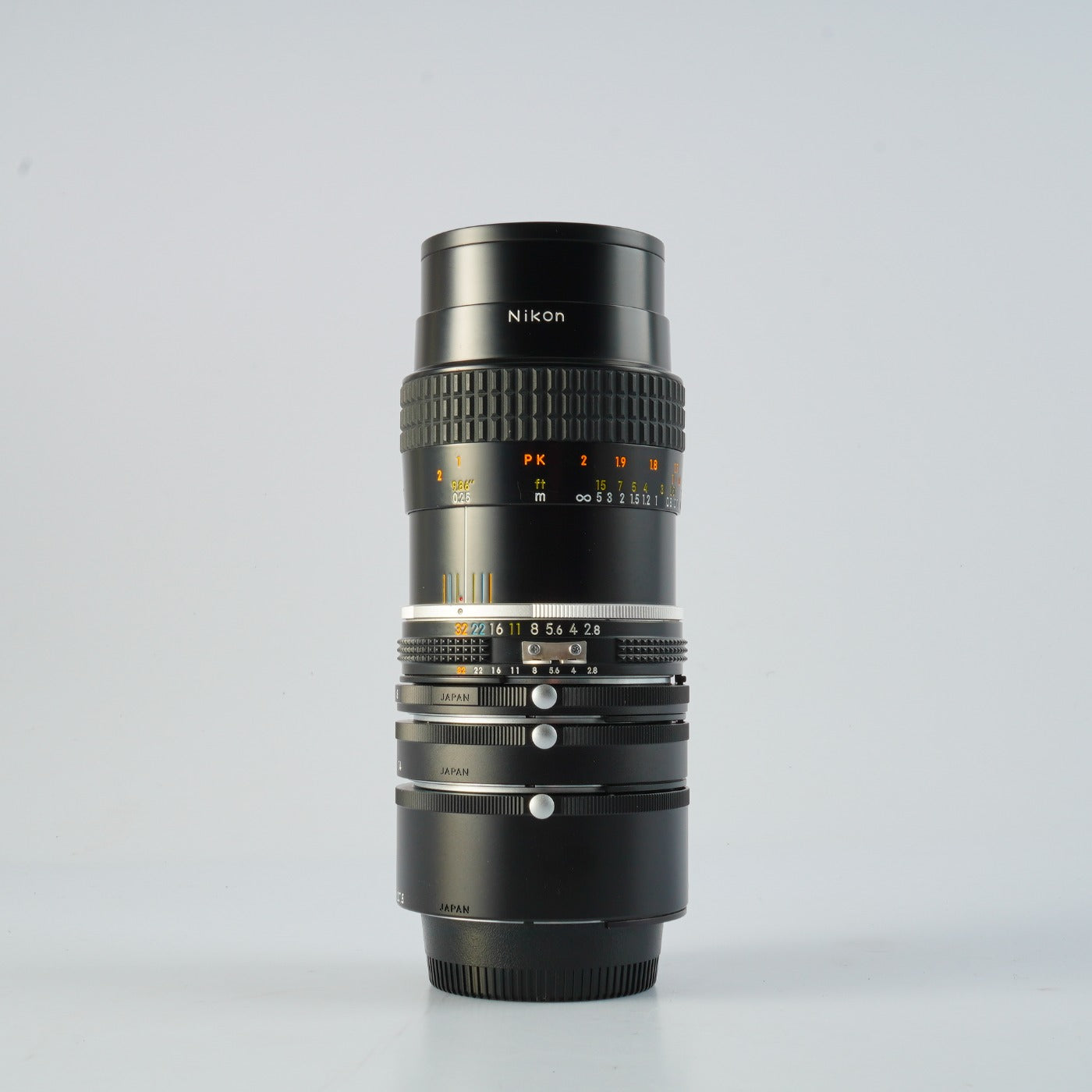 Nikon Ai-s Micro NIKKOR 55mm F/2.8 + PK-13-12-11A マクロレンズ