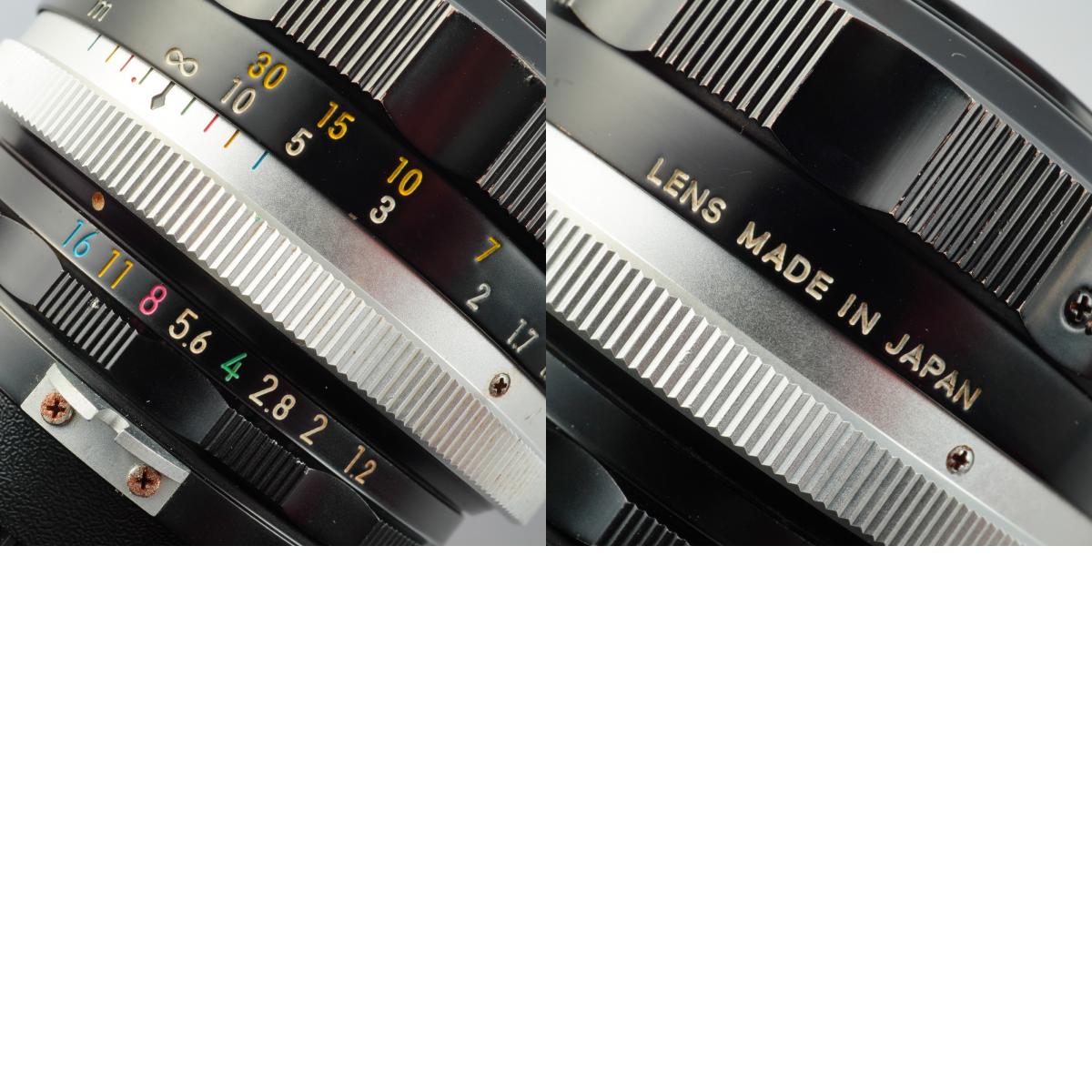 Nikon 非Ai Nikkor-S.C Auto 55mm F/1.2 単焦点レンズ