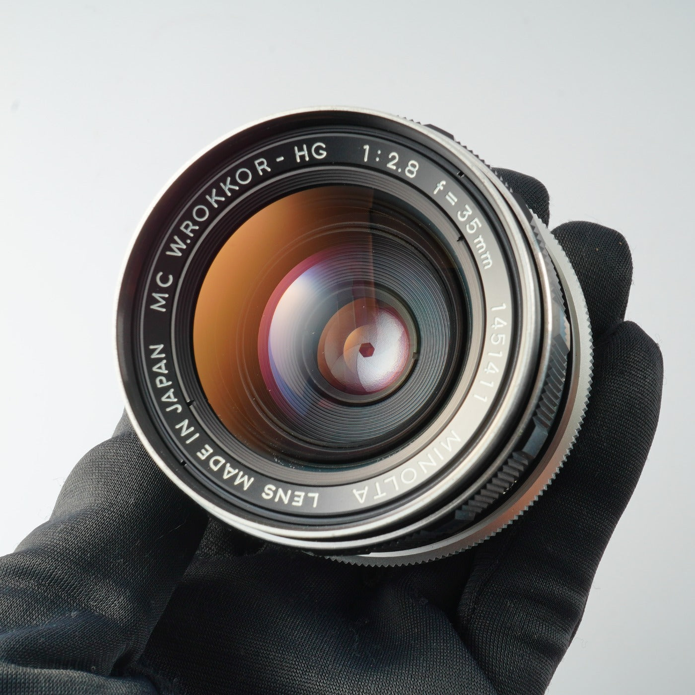 MINOLTA MC W.ROKKOR-HG 35mm F/2.8 単焦点レンズ