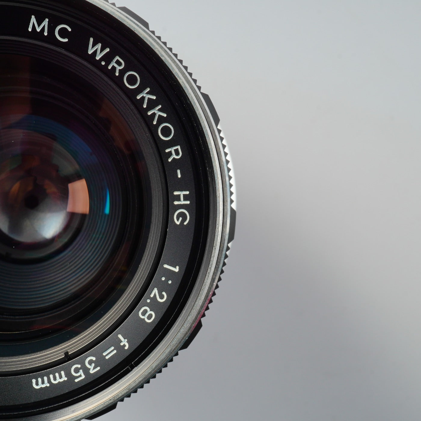 MINOLTA MC W.ROKKOR-HG 35mm F/2.8 単焦点レンズ