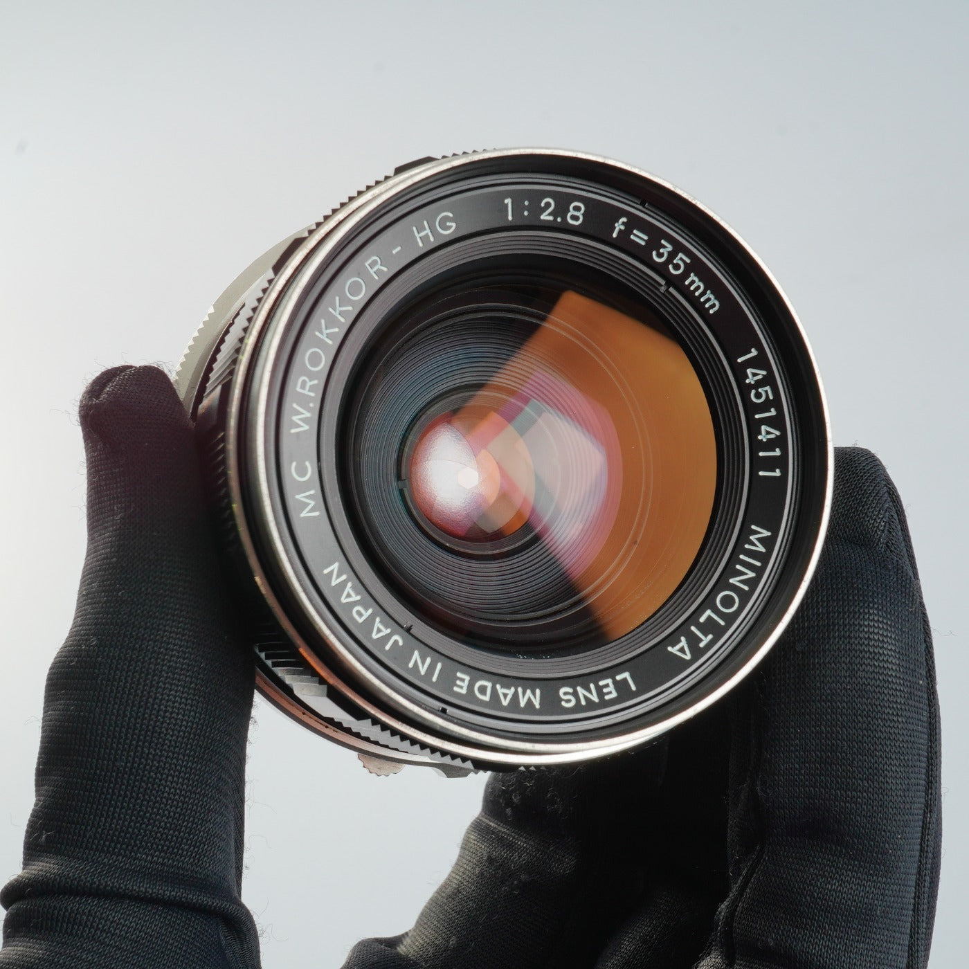 MINOLTA MC W.ROKKOR-HG 35mm F/2.8 単焦点レンズ