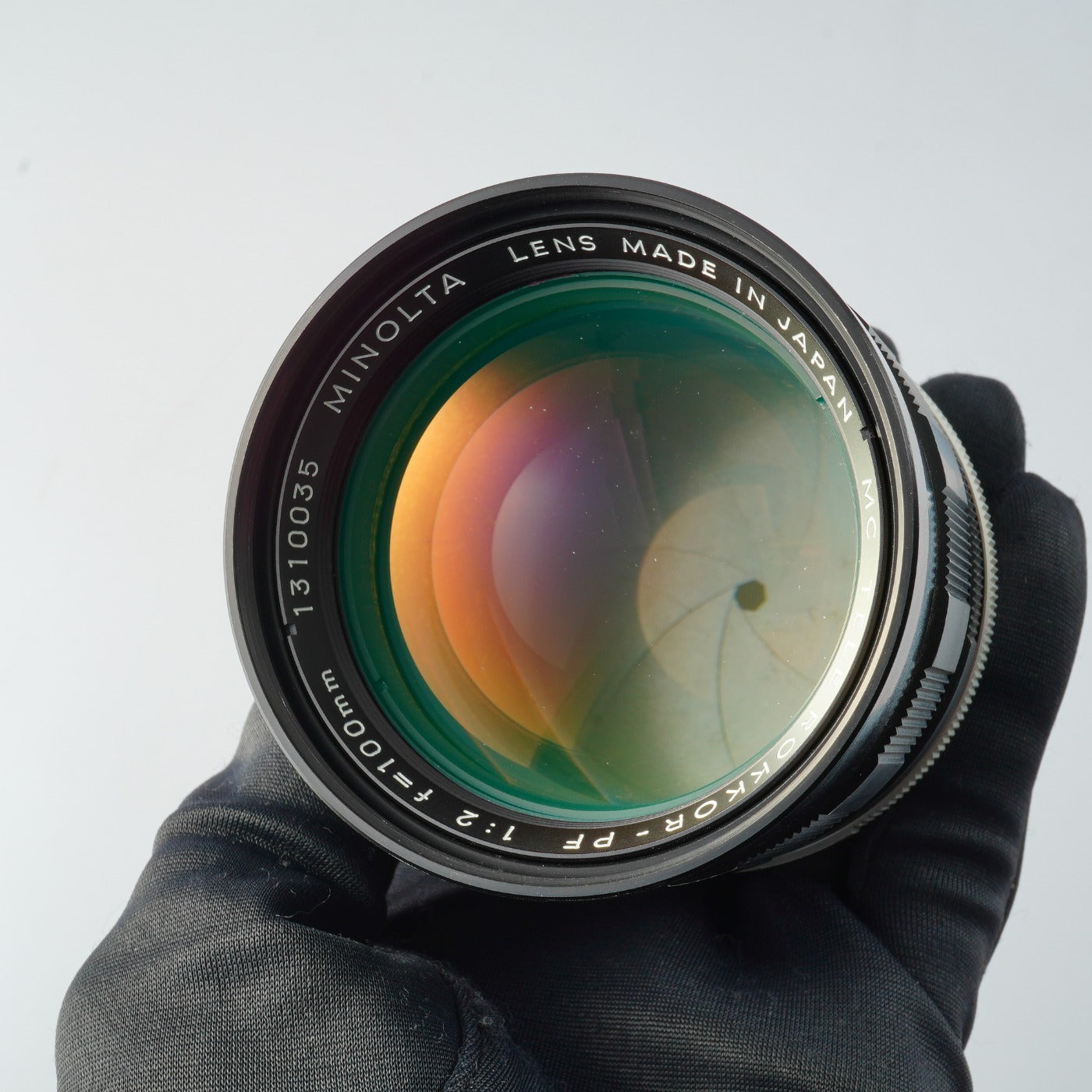 MINOLTA MC TELE ROKKOR PF 100mm F/2 単焦点レンズ