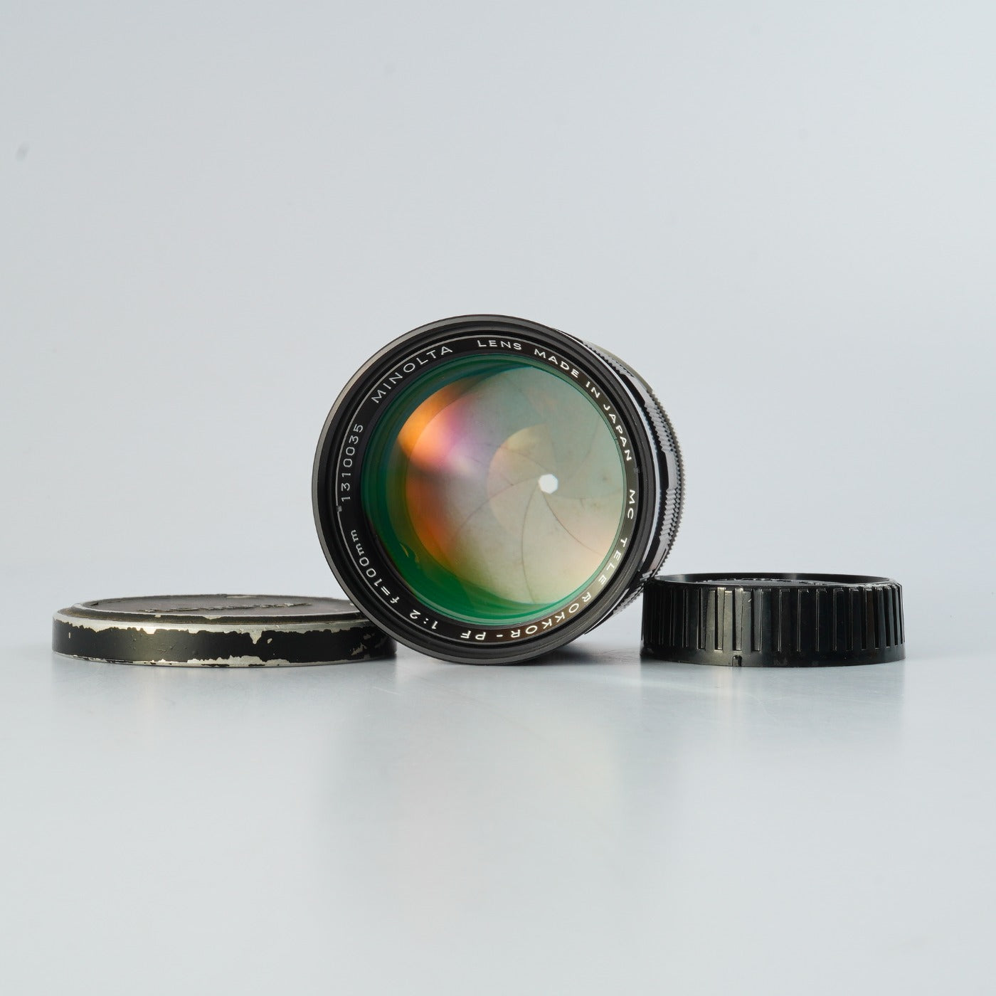 MINOLTA MC TELE ROKKOR PF 100mm F/2 単焦点レンズ